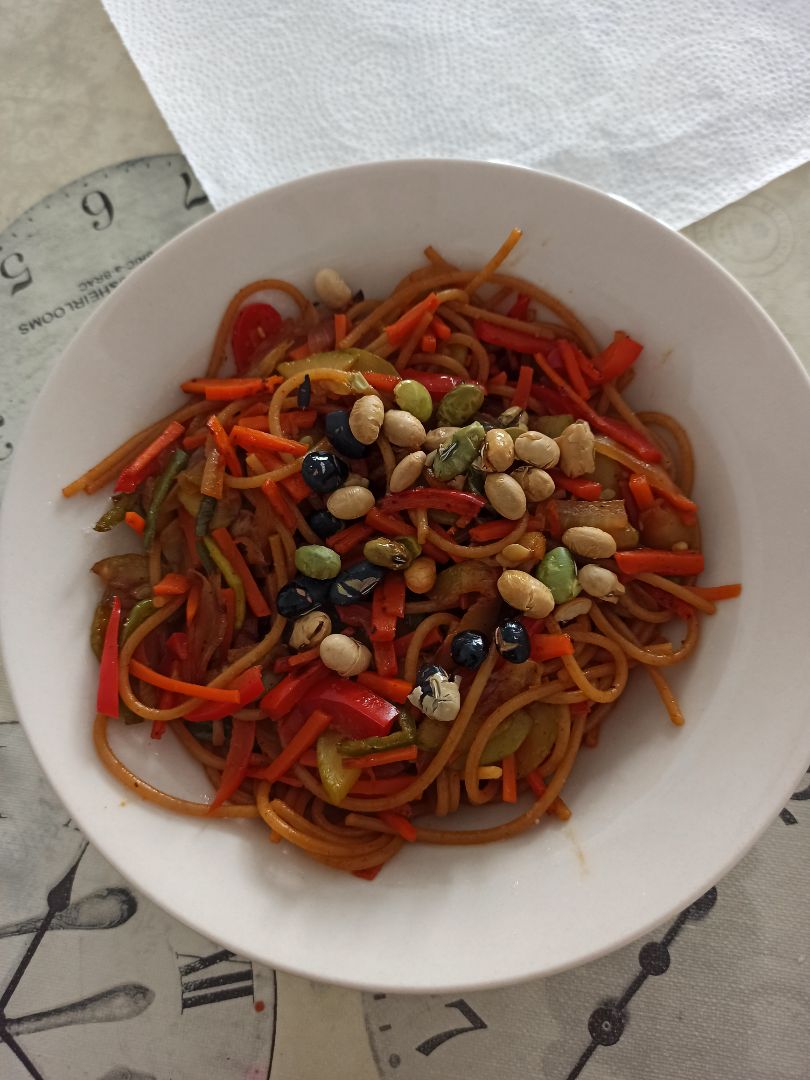 Noodles veganos Paso 4 Noodles veganos Paso 4