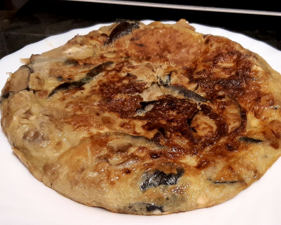 Tortilla de berenjena Tortilla de berenjena