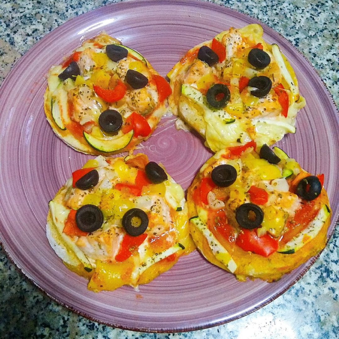 Minipizzas sin gluten 🍕 Minipizzas sin gluten 🍕