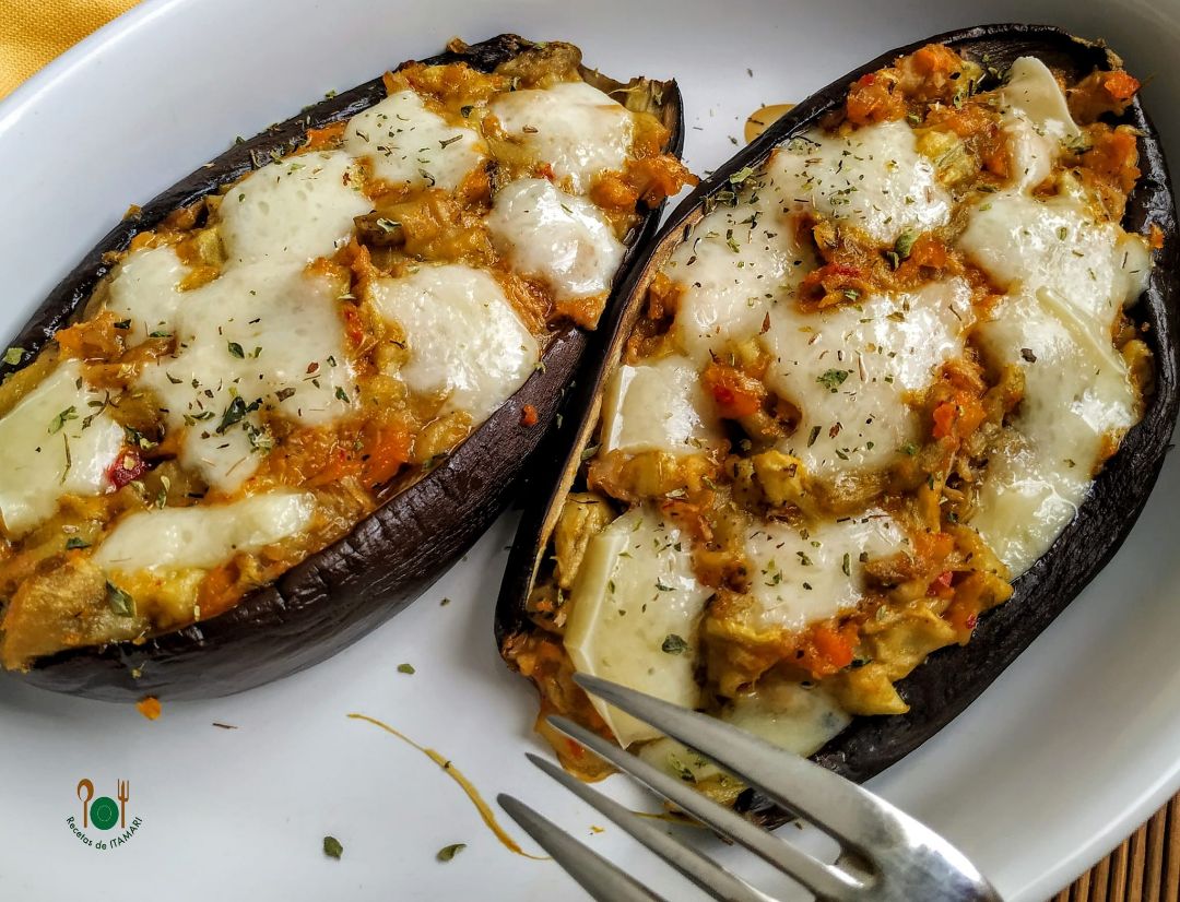 Berenjenas rellenas Berenjenas rellenas