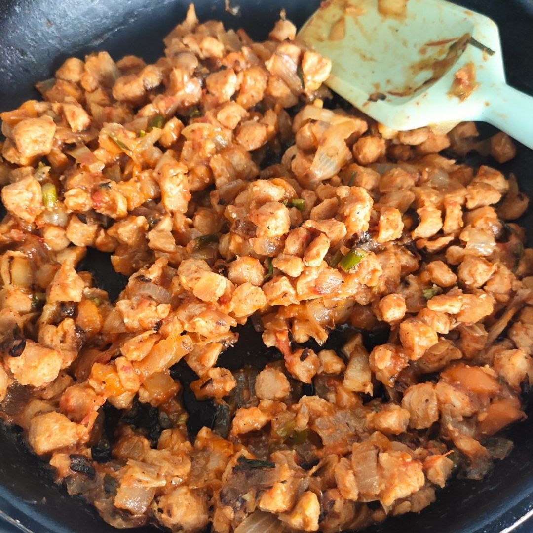 Pasta de lentejas con soja texturizada Paso 4