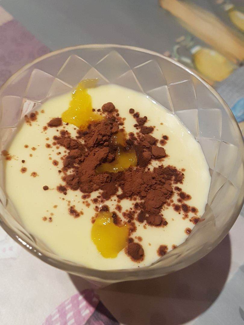 Flan de mango Flan de mango