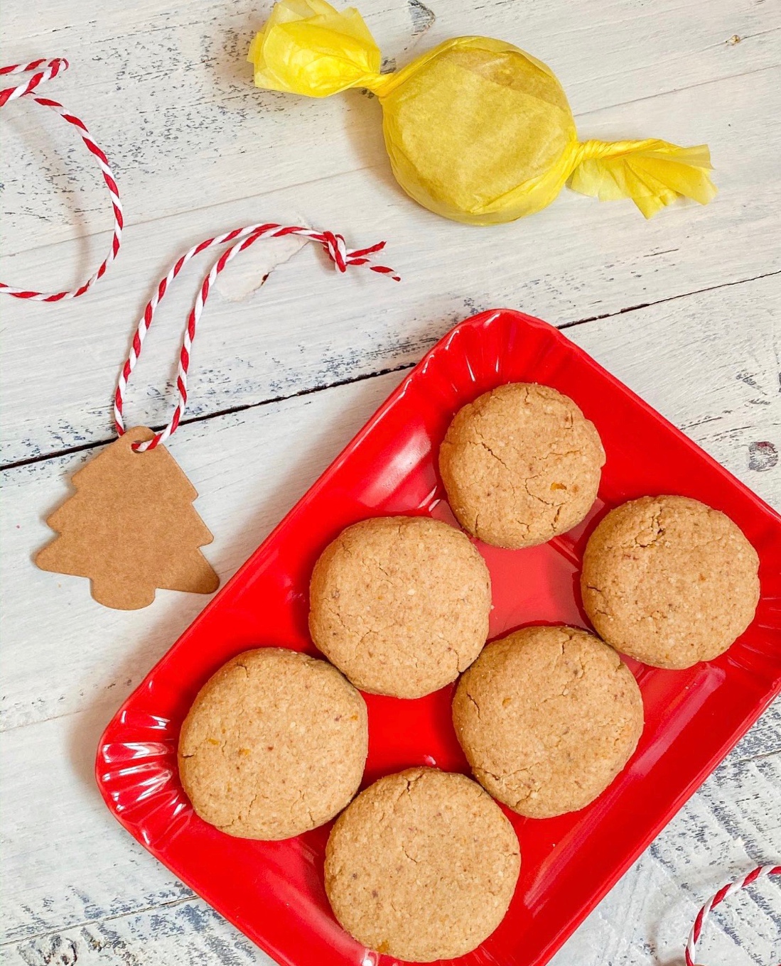 Polvorones saludables de limón 