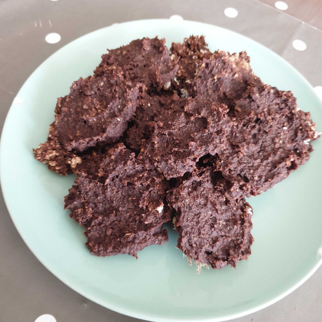 Galletas-bizcocho de chocolate y avena