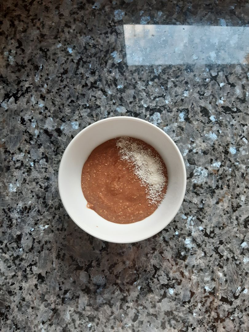 Batido de plátano con avellanas y cacao Batido de plátano con avellanas y cacao