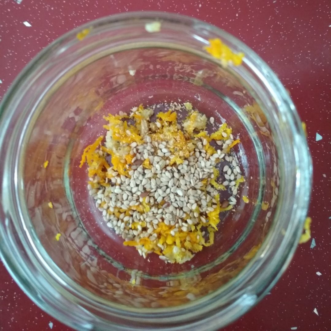 Vinagreta de sésamo y naranja Vinagreta de sésamo y naranja