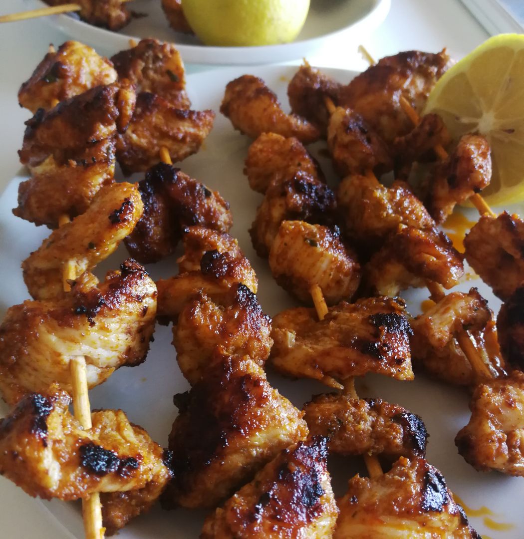 Brochetas de pechuga Paso 2