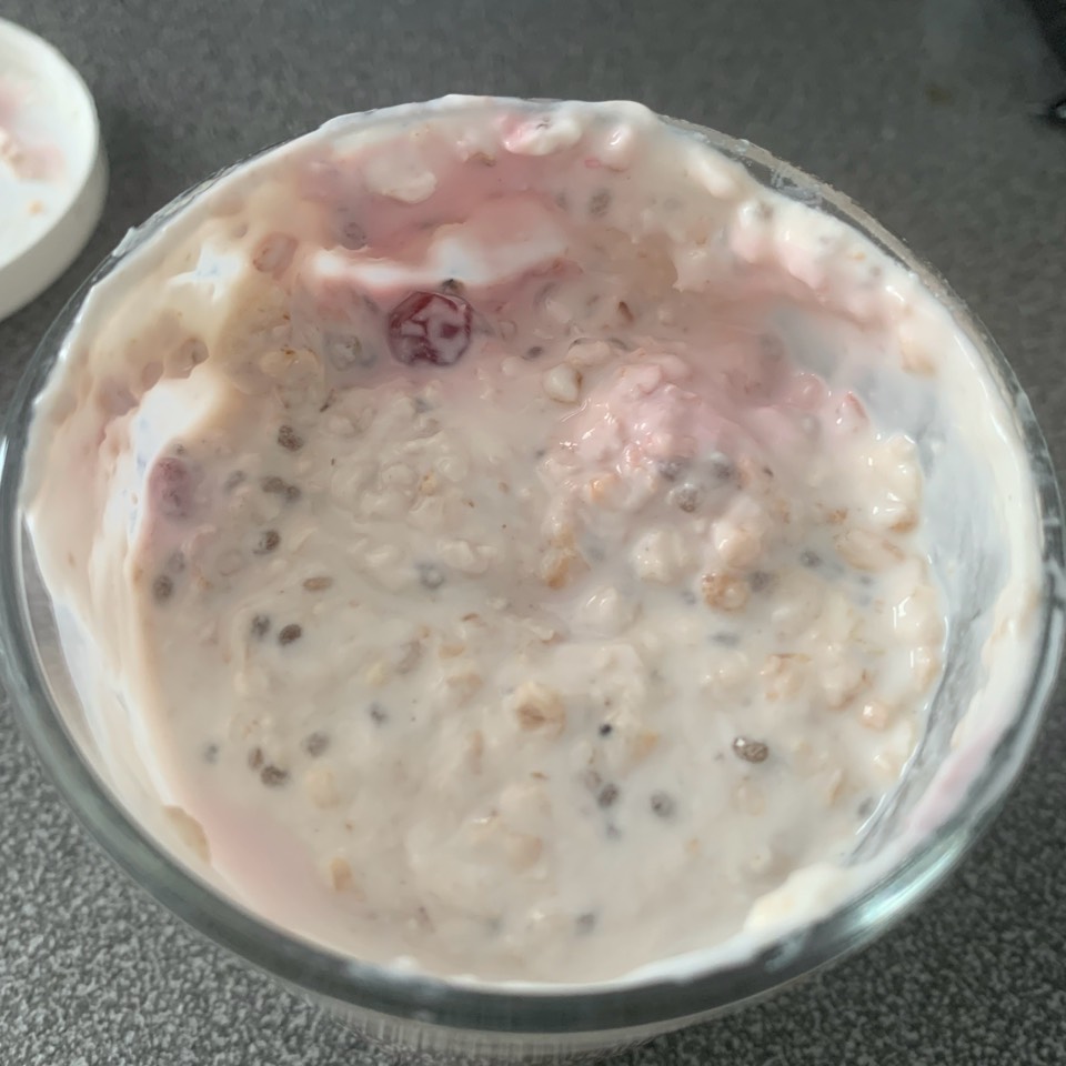 Overnight oat de frutos rojos Overnight oat de frutos rojos