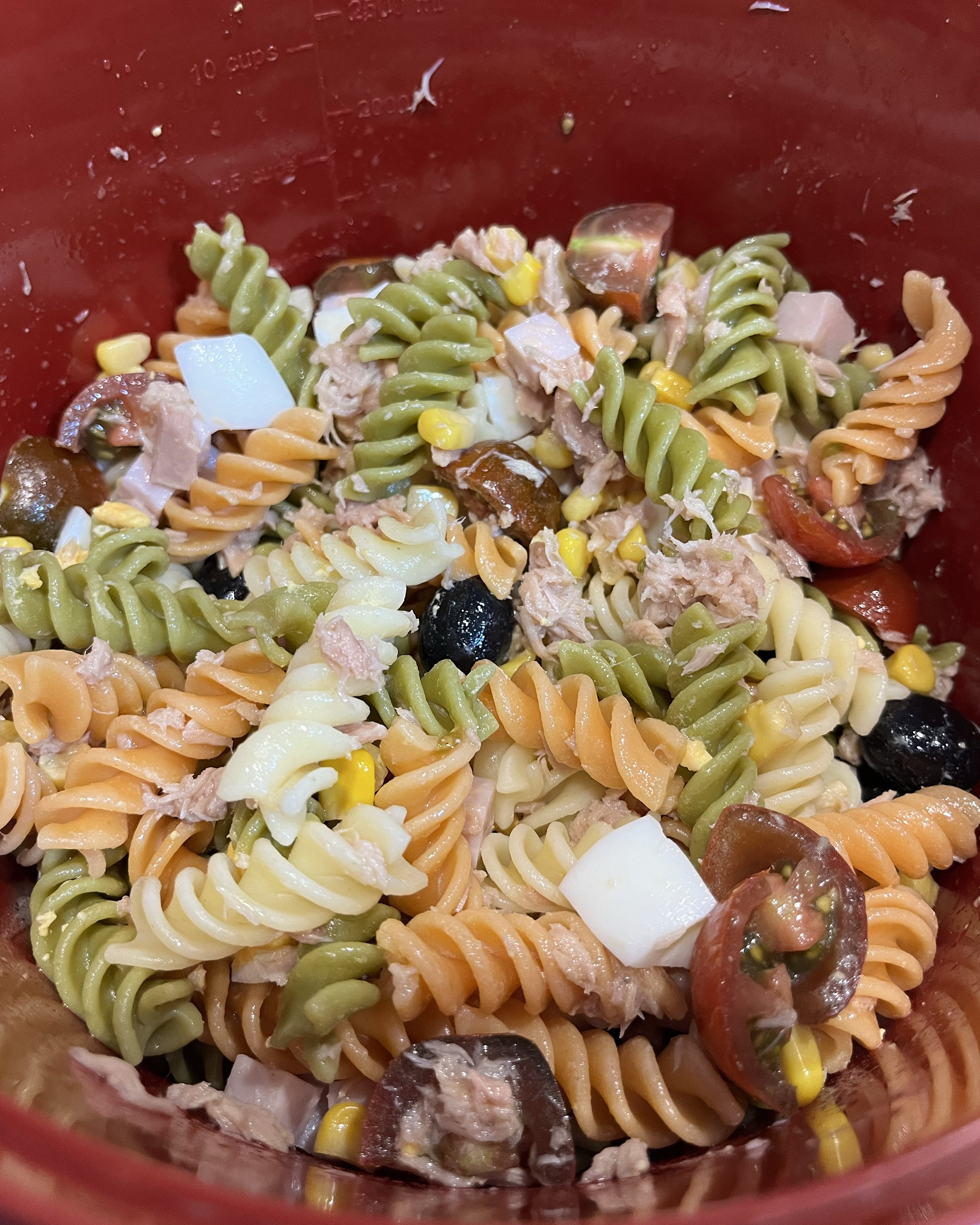 Ensalada de pasta 🥗 Paso 2