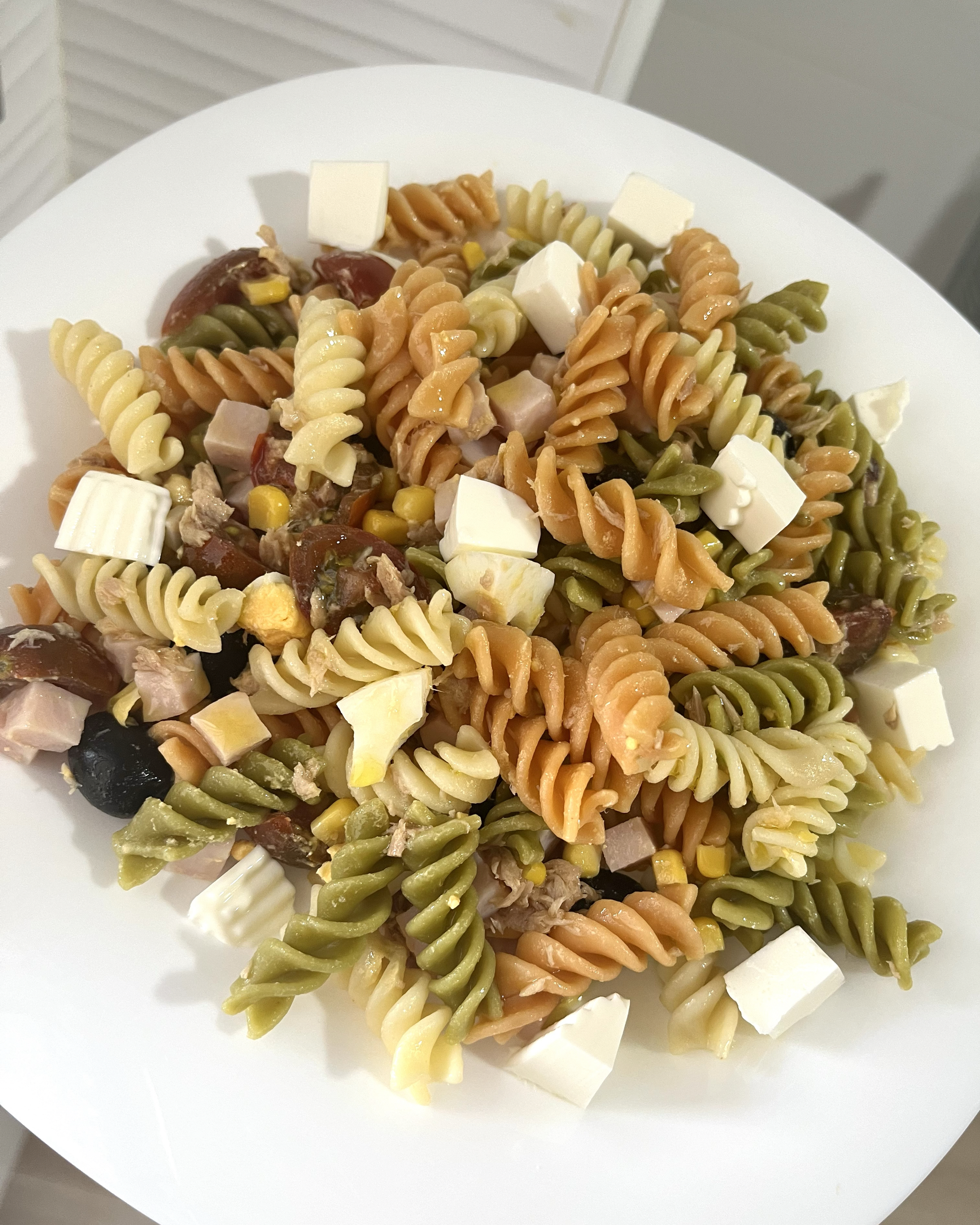 Ensalada de pasta 🥗 Paso 3