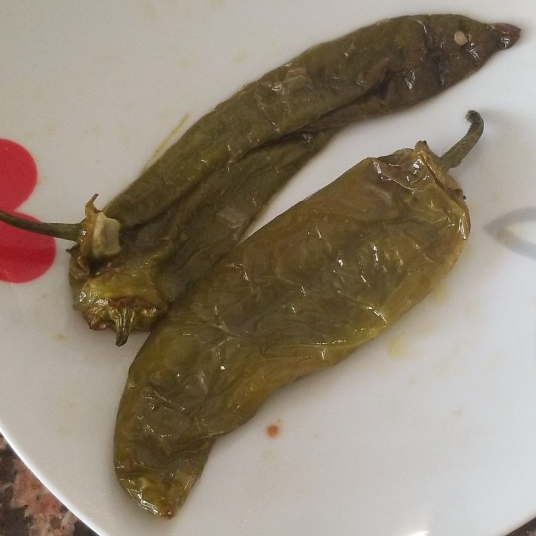 Pimientos air fryer (misma pinta que pimientos fritos) Pimientos air fryer (misma pinta que pimientos fritos)