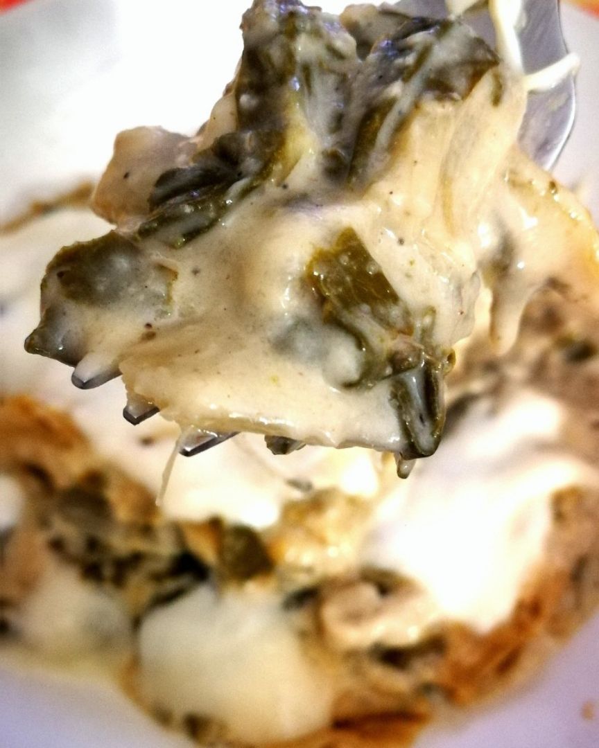 Acelgas en crema bechamel (*veggie) Acelgas en crema bechamel (*veggie)