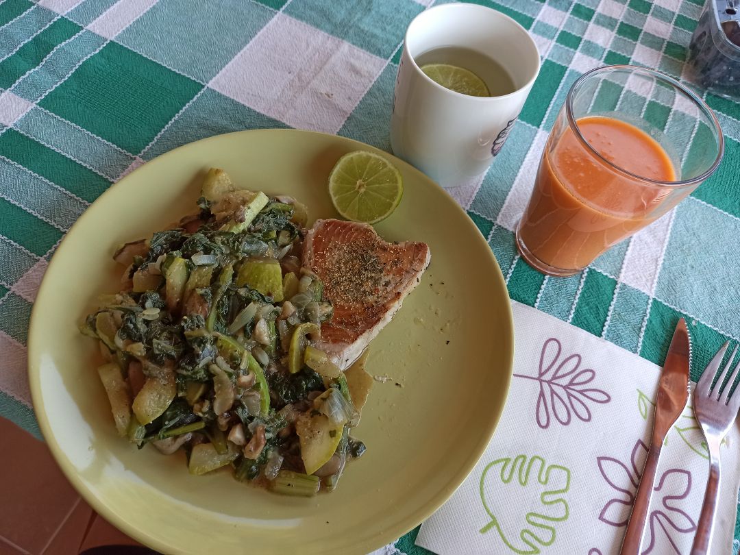AtĂșn con wok de verduras đ„ Paso 2 AtĂșn con wok de verduras đ„ Paso 2