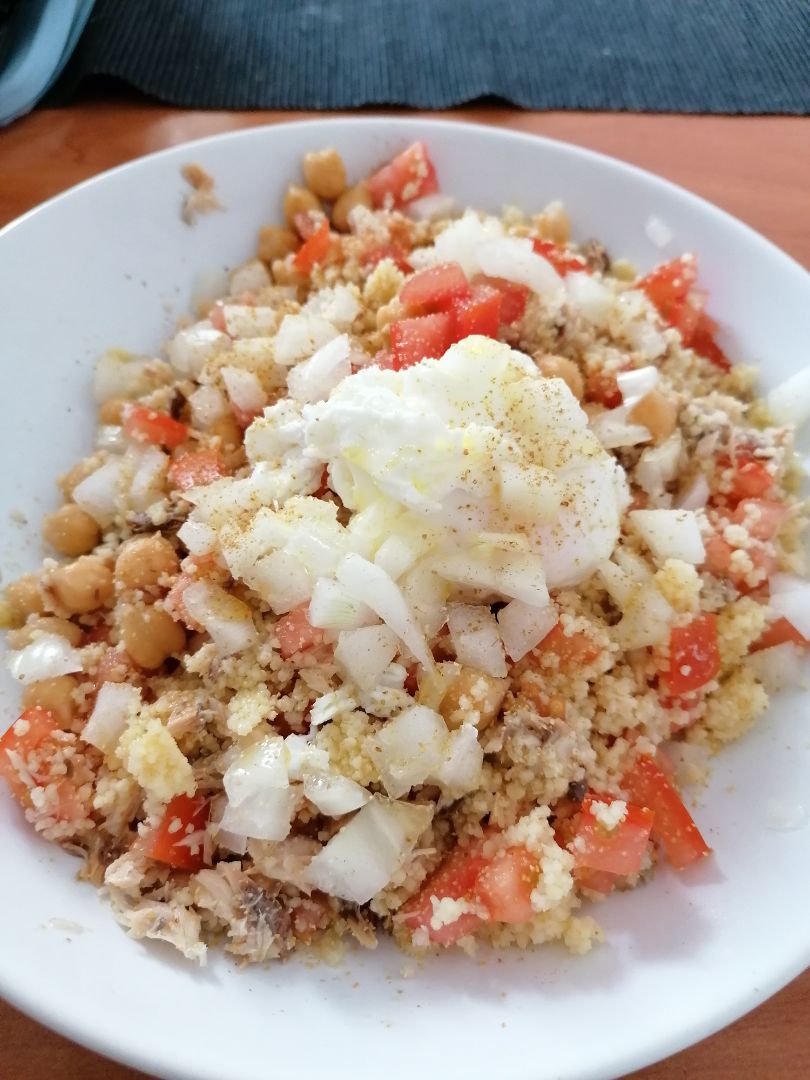 Cuscus estilo mediterráneo 