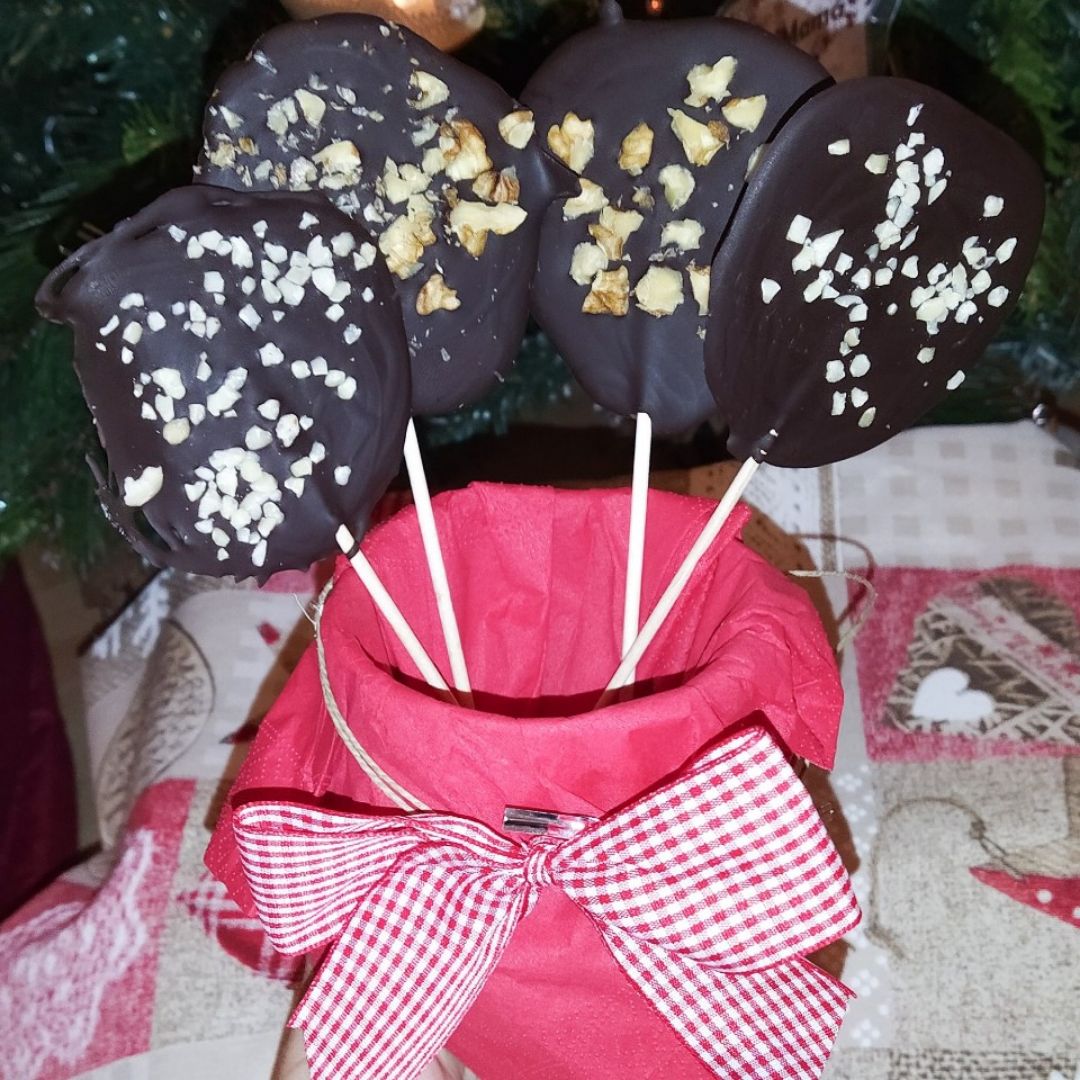 Piruletas de chocolate🍭 Paso 3 Piruletas de chocolate🍭 Paso 3