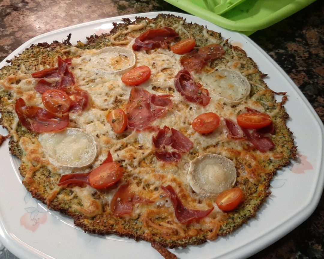 Pizza base brócoli Pizza base brócoli