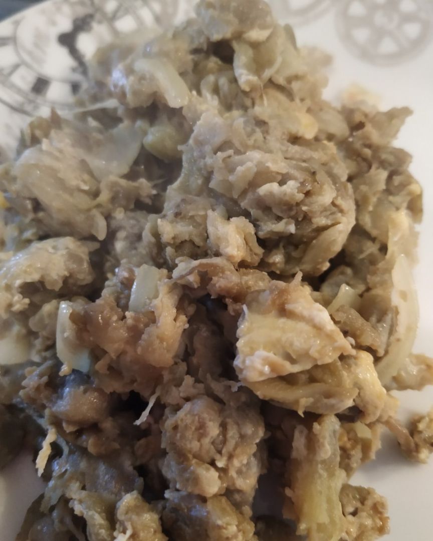 Revuelto de berenjena Revuelto de berenjena