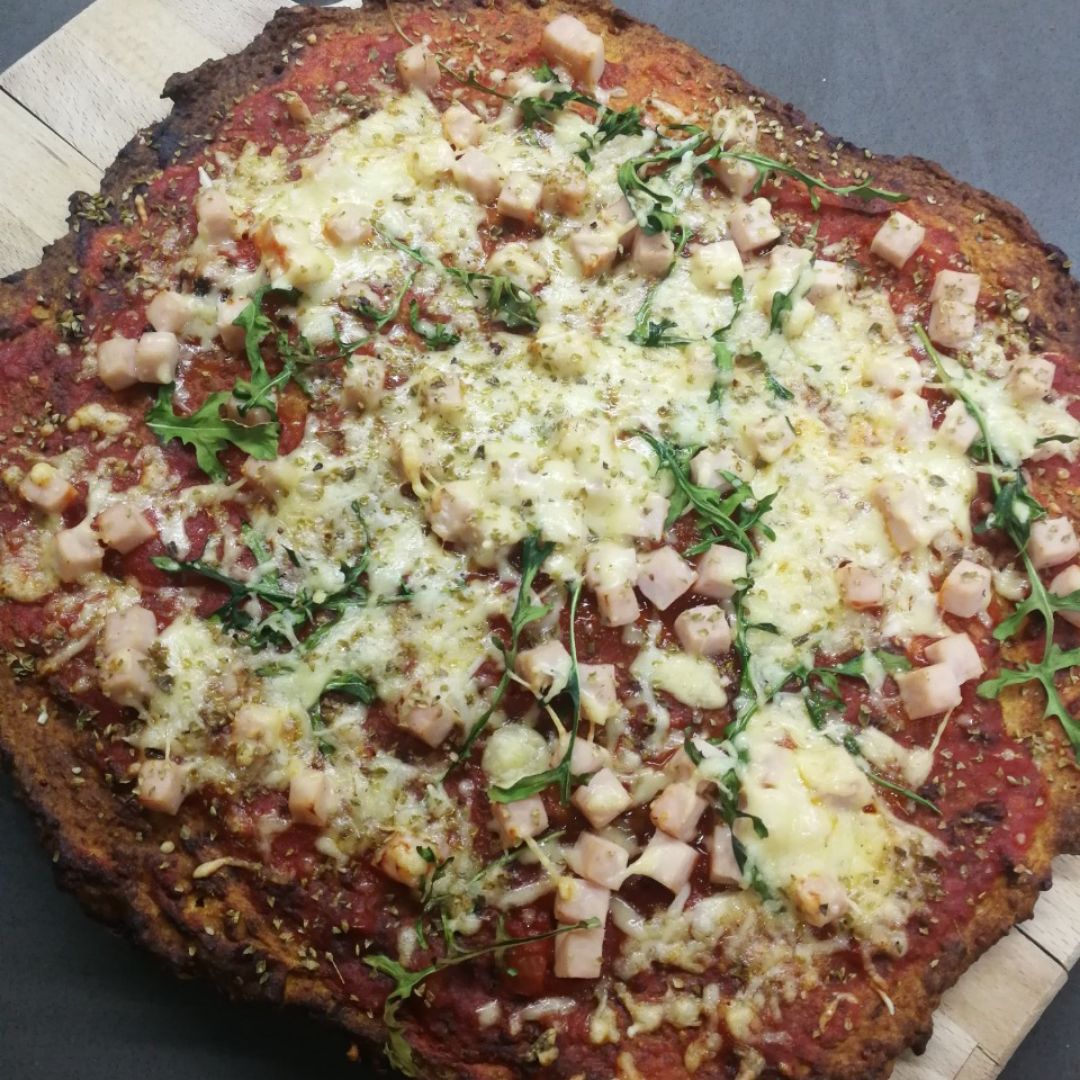 Pizza base de calabaza Pizza base de calabaza