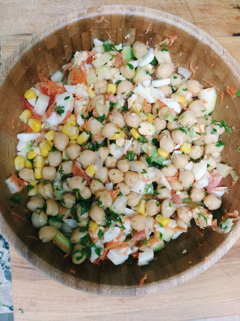 Ensalada de garbanzos Ensalada de garbanzos