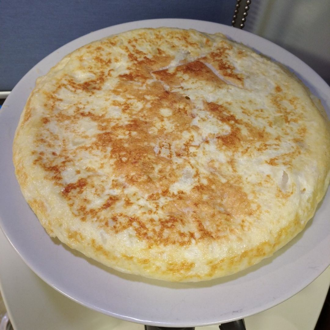 Tortilla de coliflor y patata fit Tortilla de coliflor y patata fit