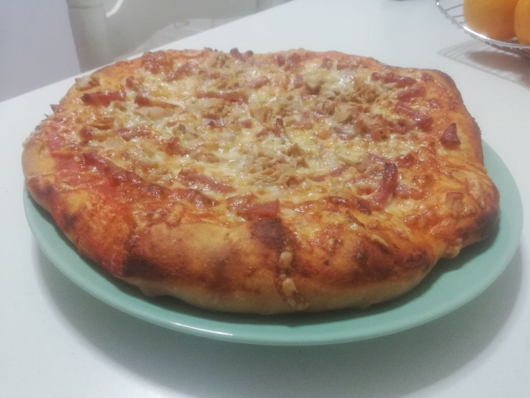 Deliciosa pizza. Deliciosa pizza.