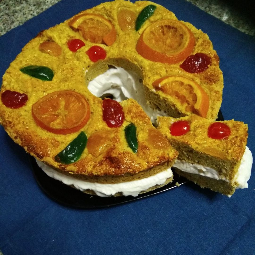 Roscón de Reyes sin gluten Roscón de Reyes sin gluten