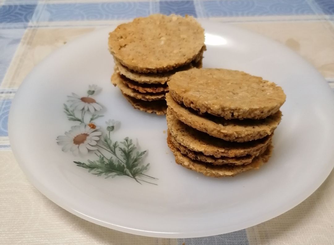 Galletas de avena y sésamo 
