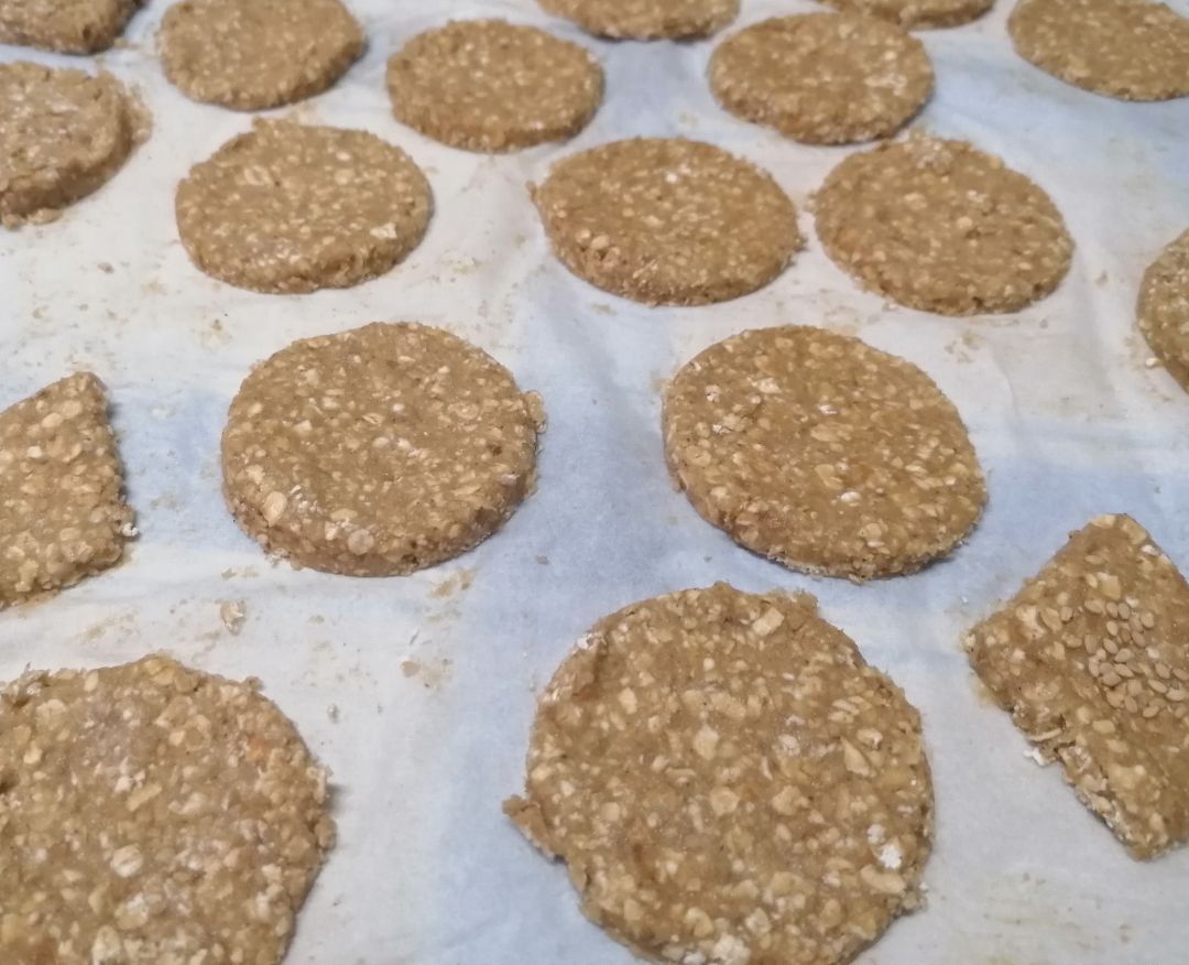 Galletas de avena y sésamo  Paso 2