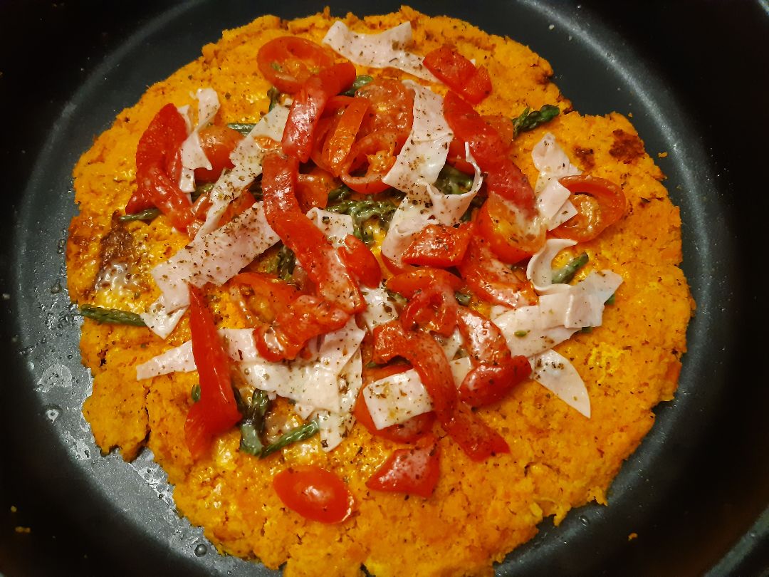 Pizza de zanahoria