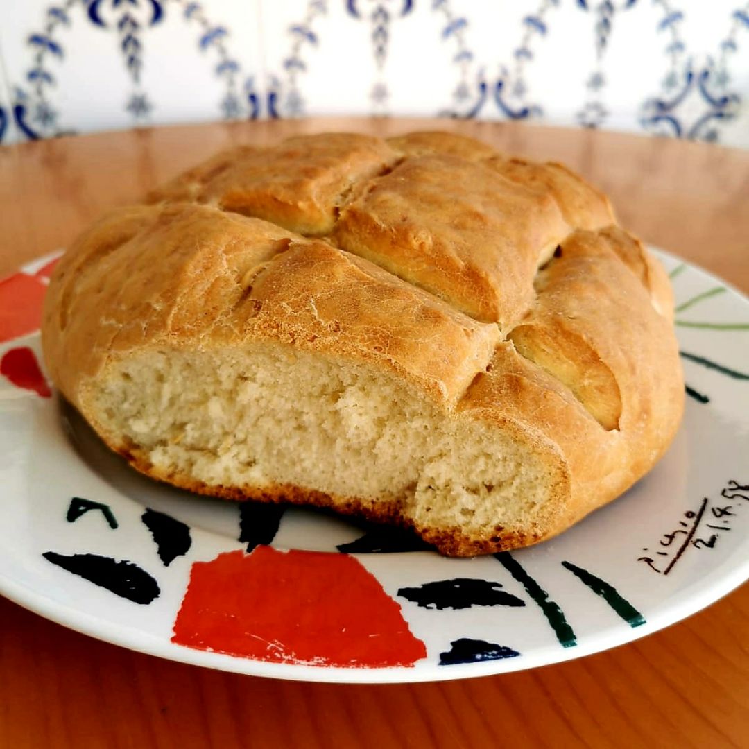 Pan de harina de avena