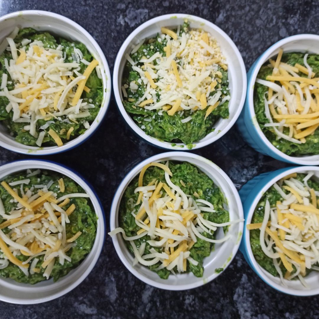 Soufflé de espinacas y roquefort o parmesano Paso 7 Soufflé de espinacas y roquefort o parmesano Paso 7