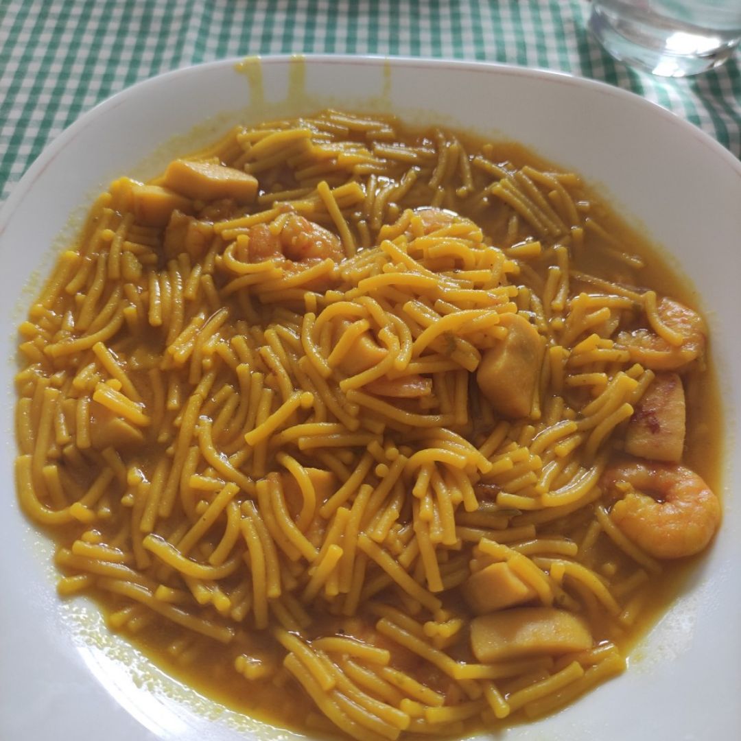 Cazuela de fideos