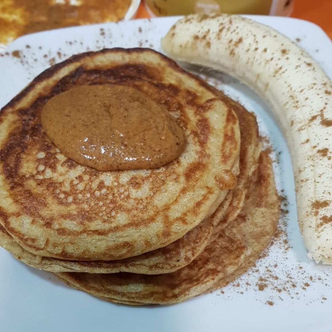 Tortitas de avena y manzana Tortitas de avena y manzana