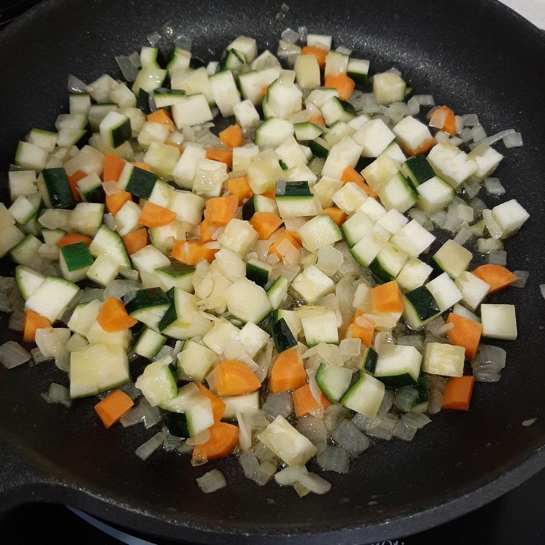 Arroz con espinacasStep 0