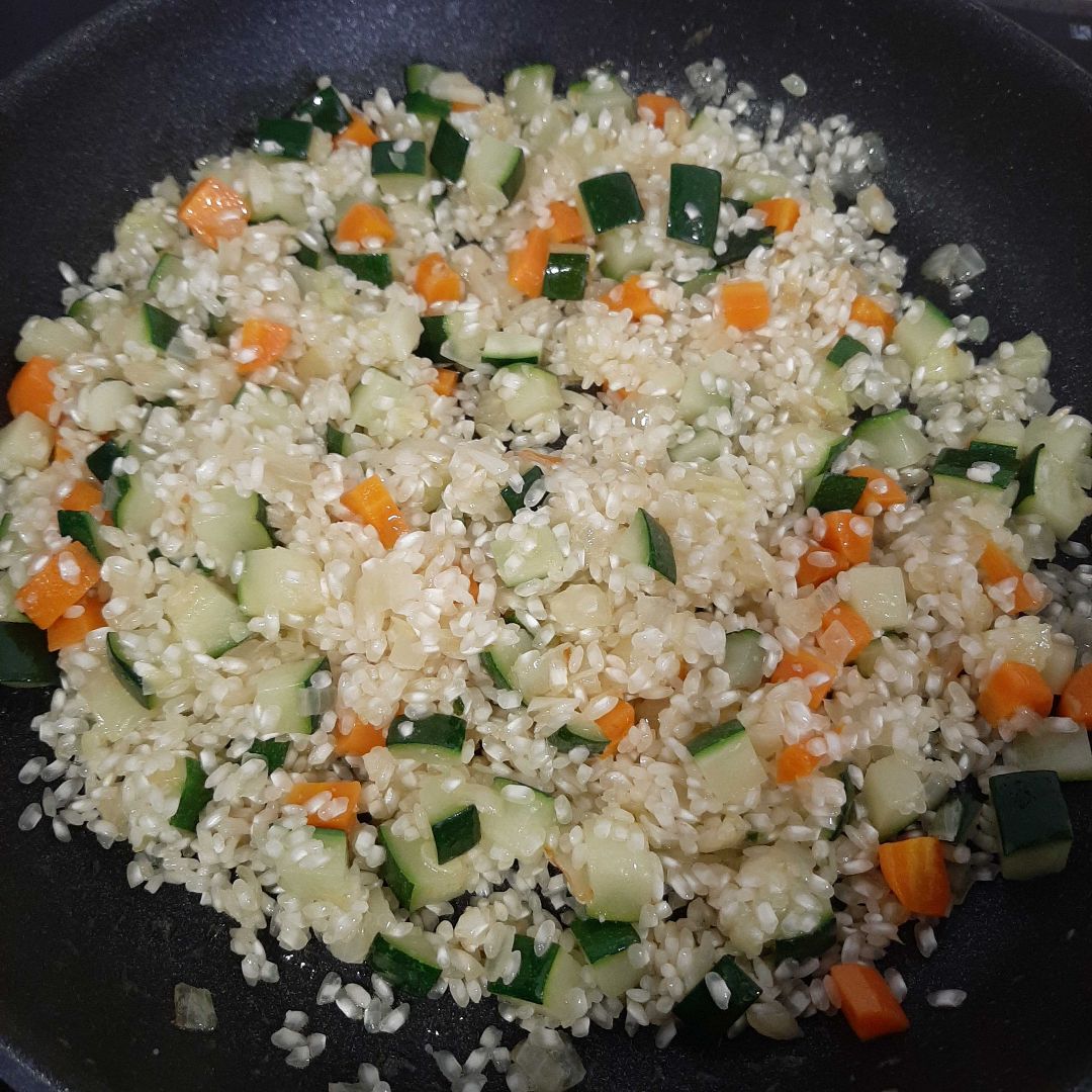 Arroz con espinacas Paso 3 Arroz con espinacas Paso 3