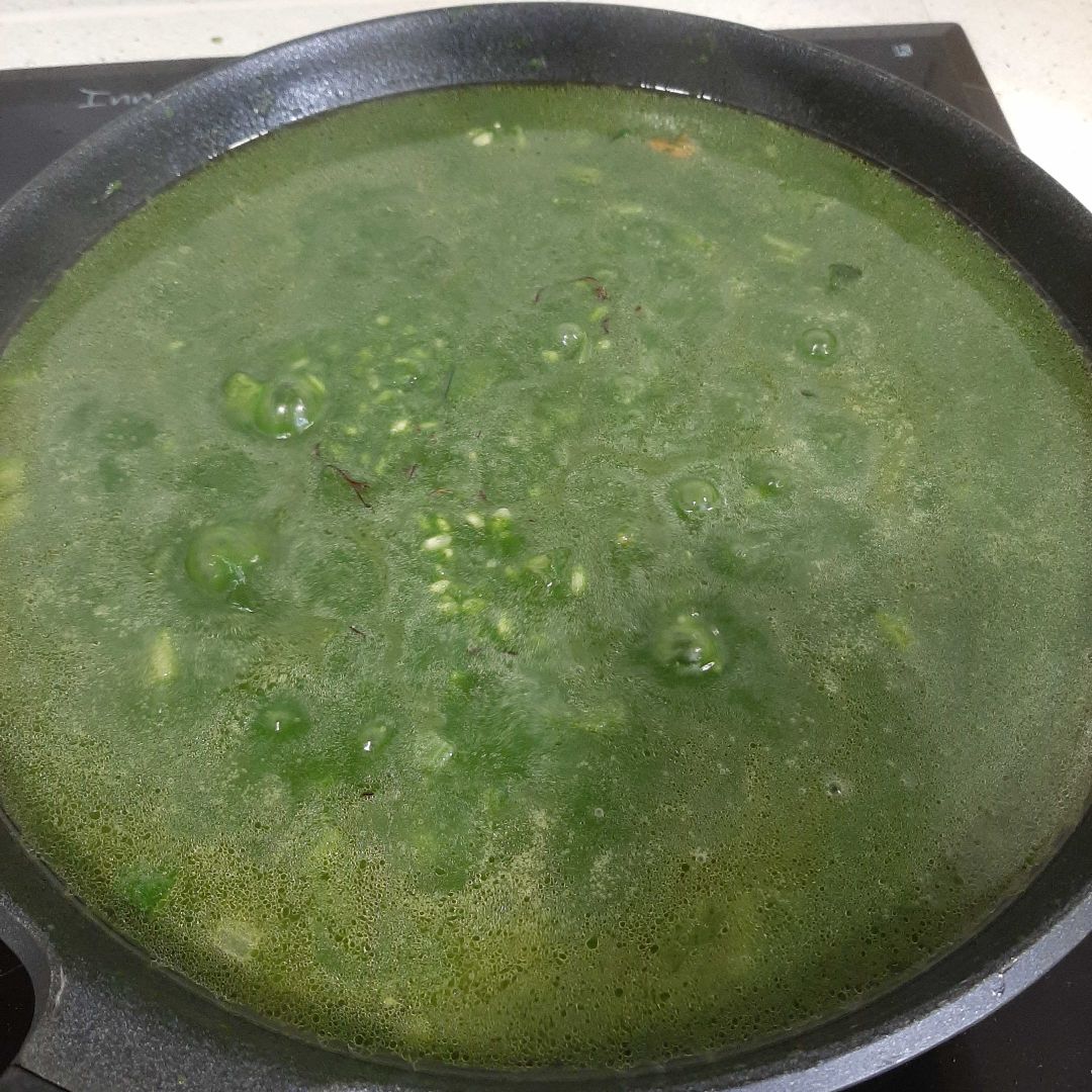 Arroz con espinacas Paso 5 Arroz con espinacas Paso 5