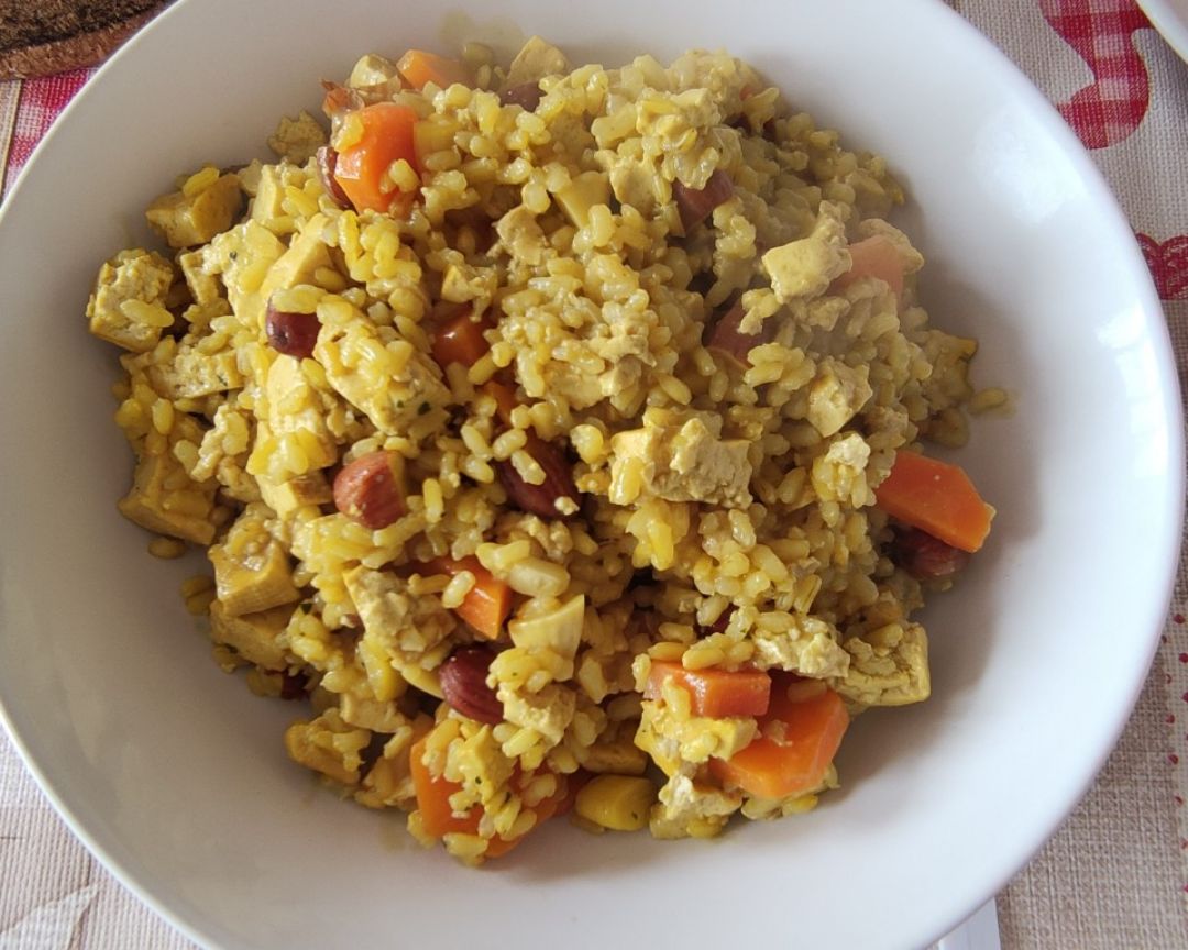 Risotto Thai vegano Risotto Thai vegano