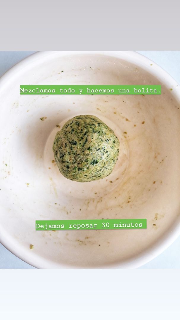 🌱EMPANADILLAS DE ESPINACAS Y AVENA SALUDABLES🌱 Paso 2 🌱EMPANADILLAS DE ESPINACAS Y AVENA SALUDABLES🌱 Paso 2