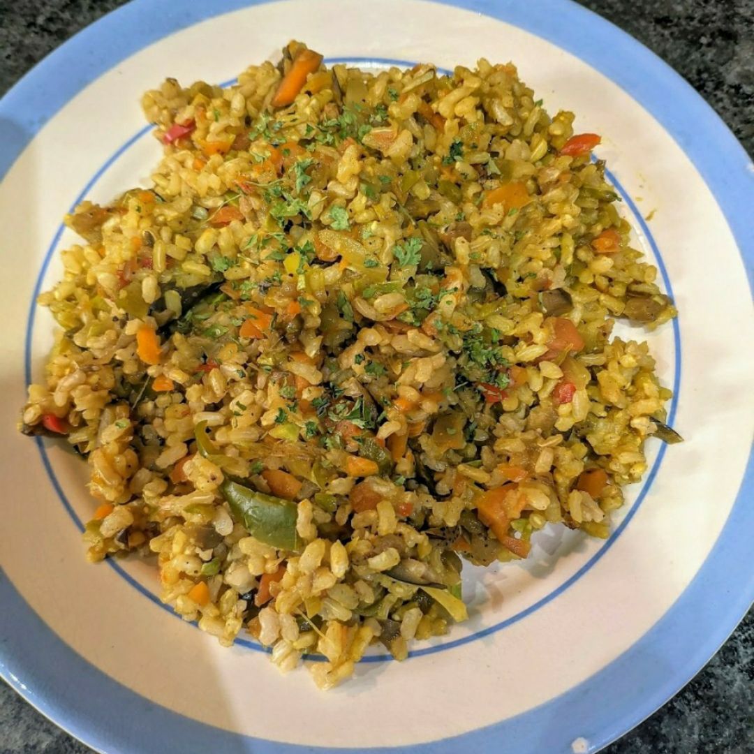 Arroz con verduras Arroz con verduras