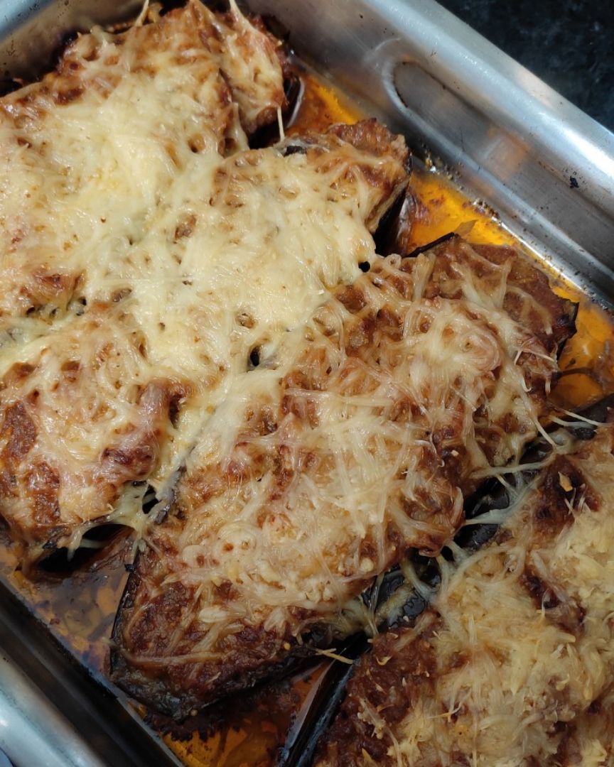 Berenjenas rellenas de atún Berenjenas rellenas de atún
