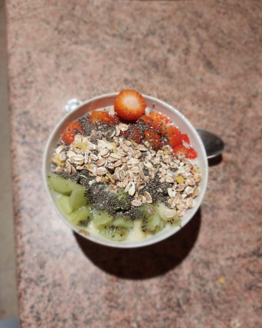 Smothie bowl de melón y mango 