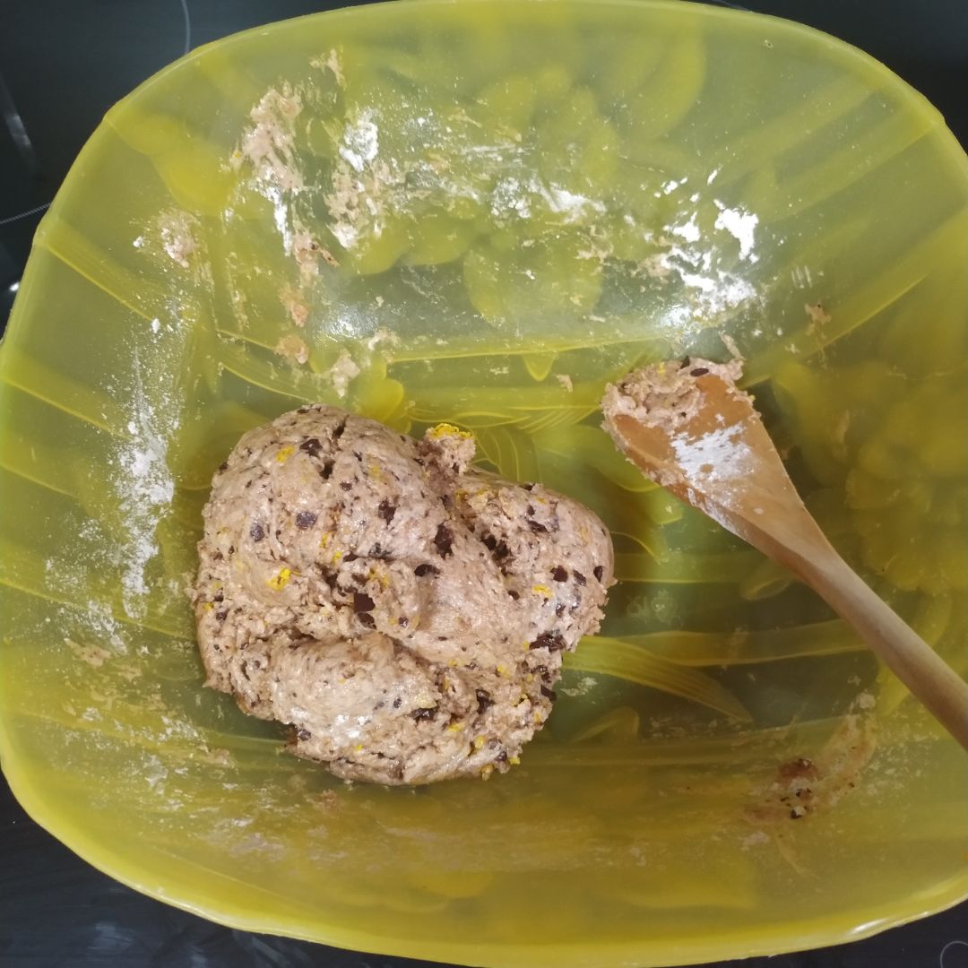 Galletas de naranja y chocolate Paso 2 Galletas de naranja y chocolate Paso 2