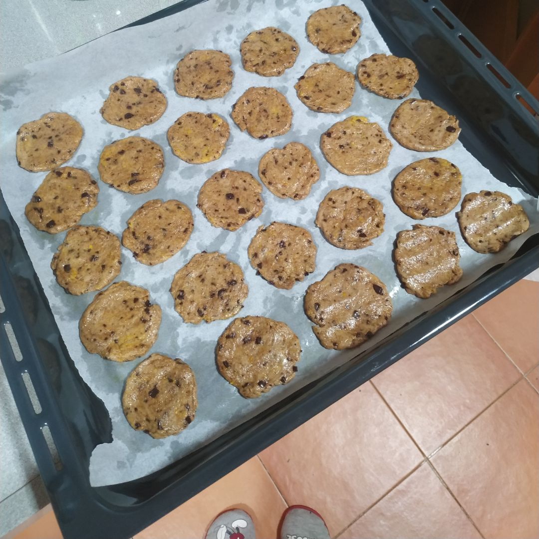 Galletas de naranja y chocolate Paso 3 Galletas de naranja y chocolate Paso 3