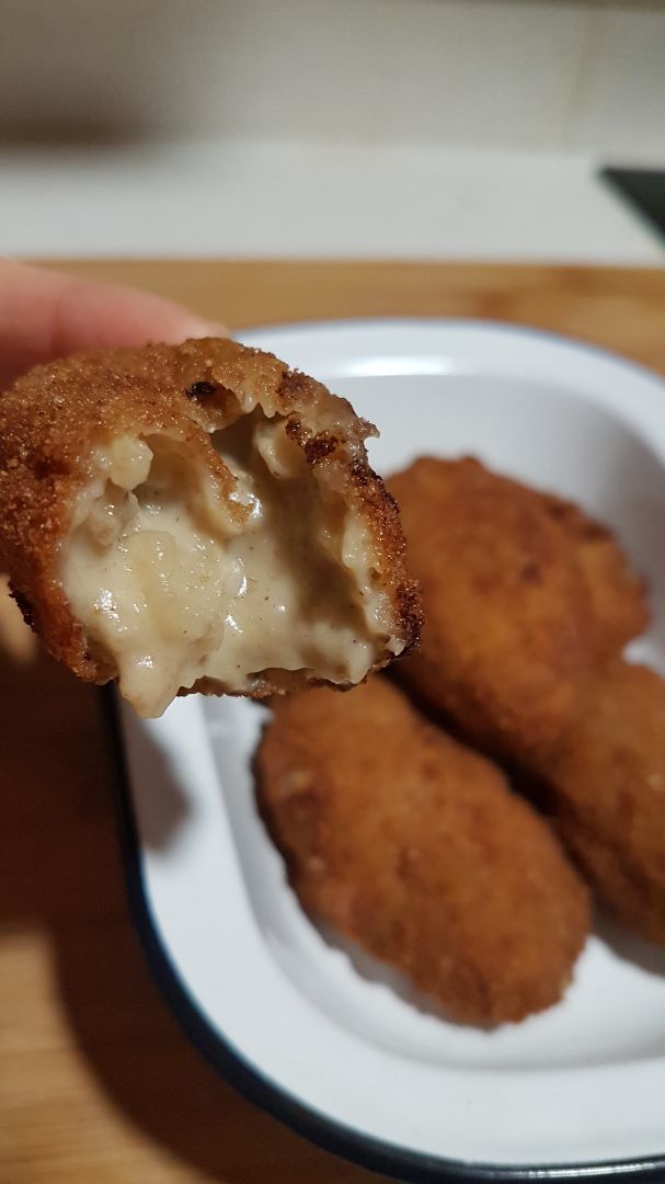Croquetas de berenjena y queso azul Croquetas de berenjena y queso azul