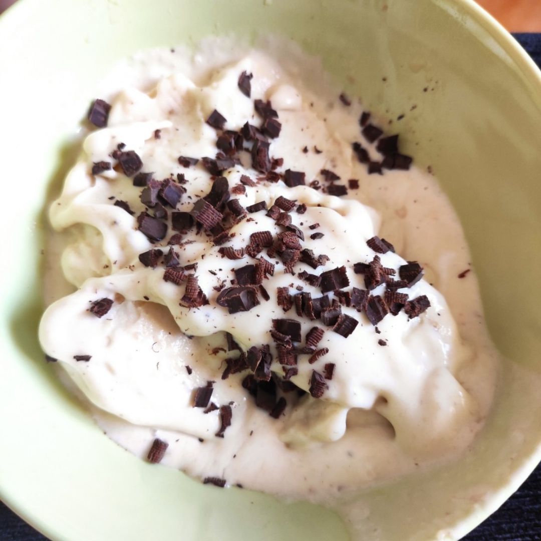Helado de plátano súper fácil y rápido Helado de plátano súper fácil y rápido