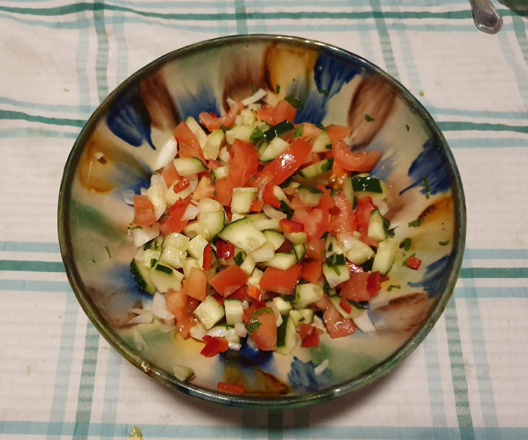 Picadillo de verduras.