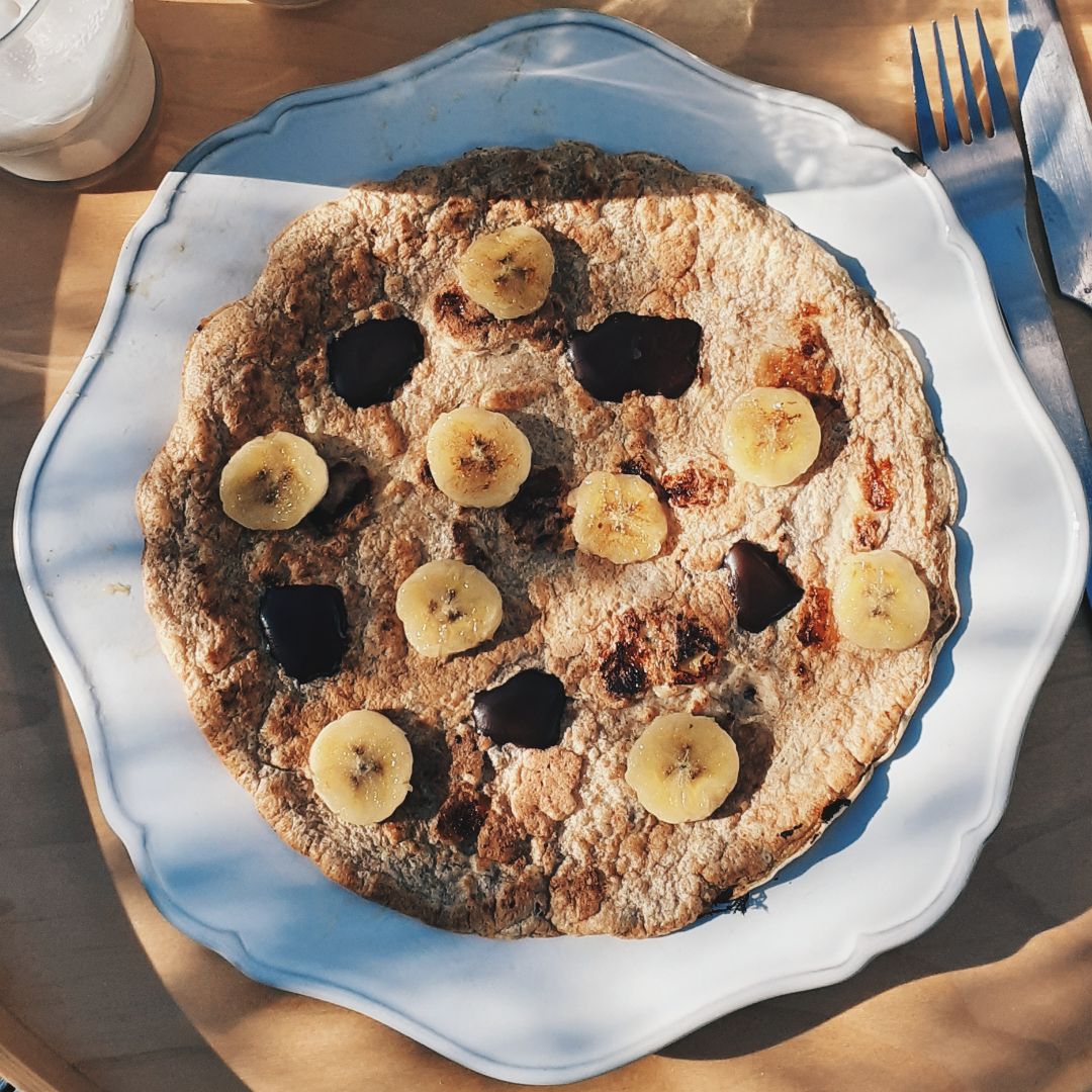 Crepe con plátano a la plancha Crepe con plátano a la plancha