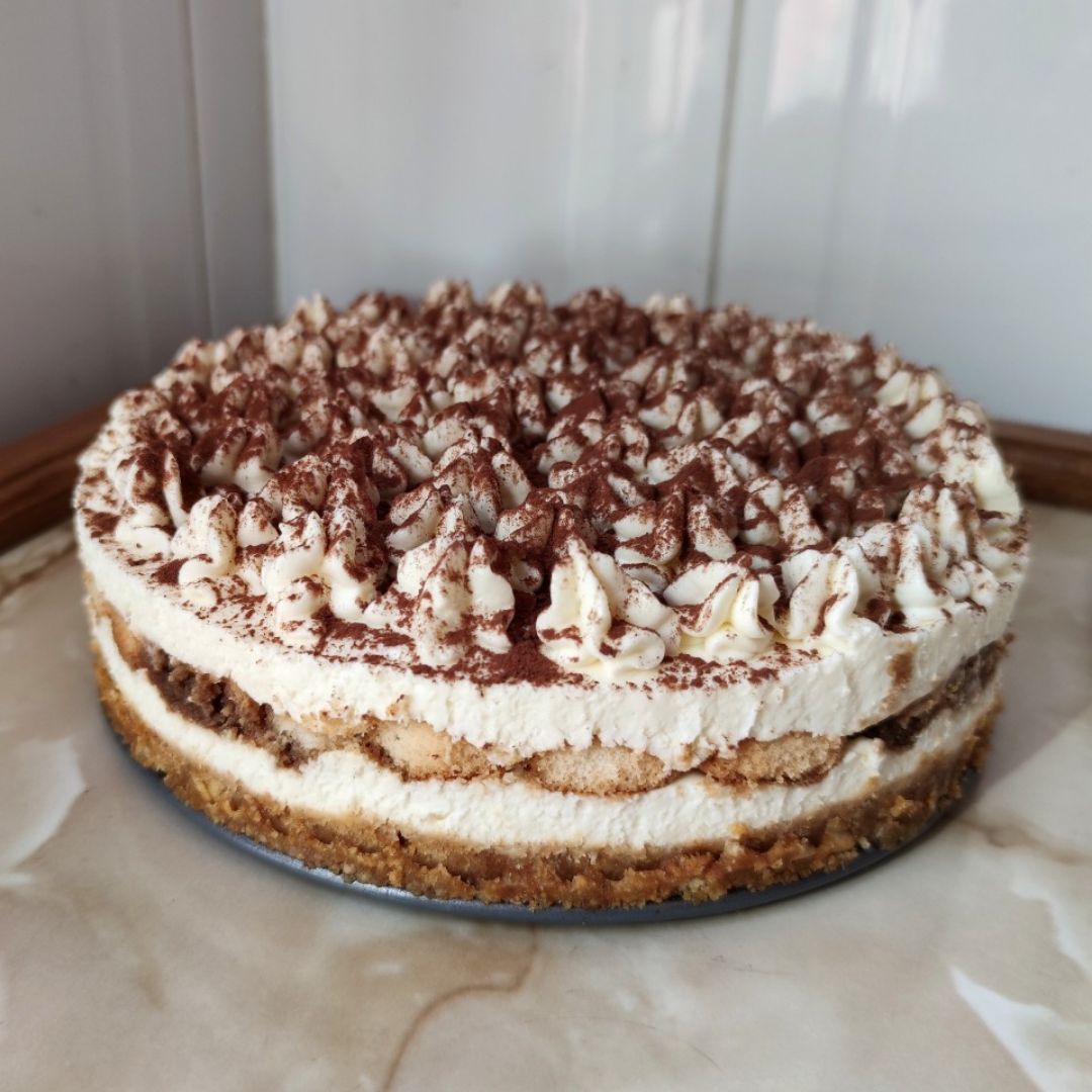 Cheesecake de tiramisú Cheesecake de tiramisú