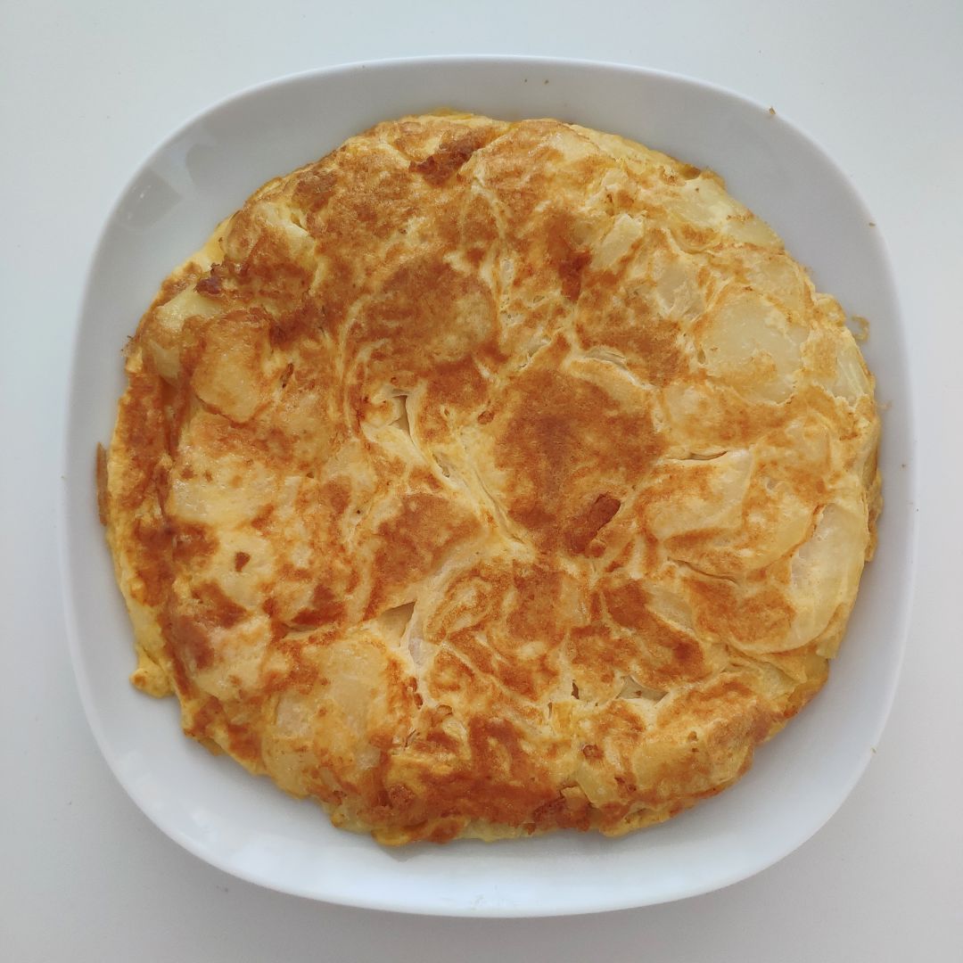 Tortilla de patatas al microondas 🥚