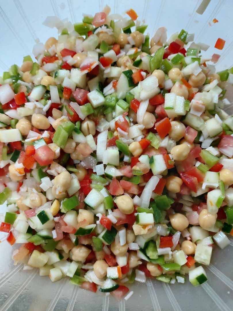 Ensalada de garbanzos Ensalada de garbanzos
